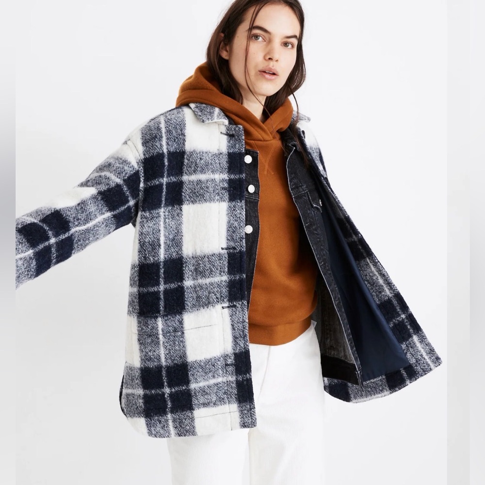 Madewell Walton shirt-jacket in Colleton Plaid - Picture 2 of 8